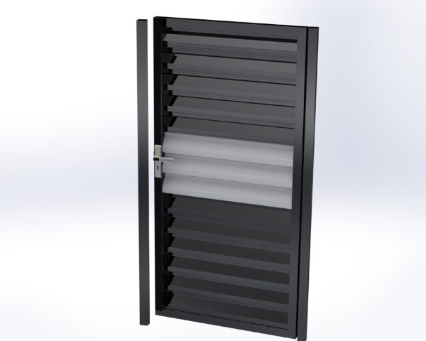 Demir Panel Tipi Bahçe Kapısı Modeli