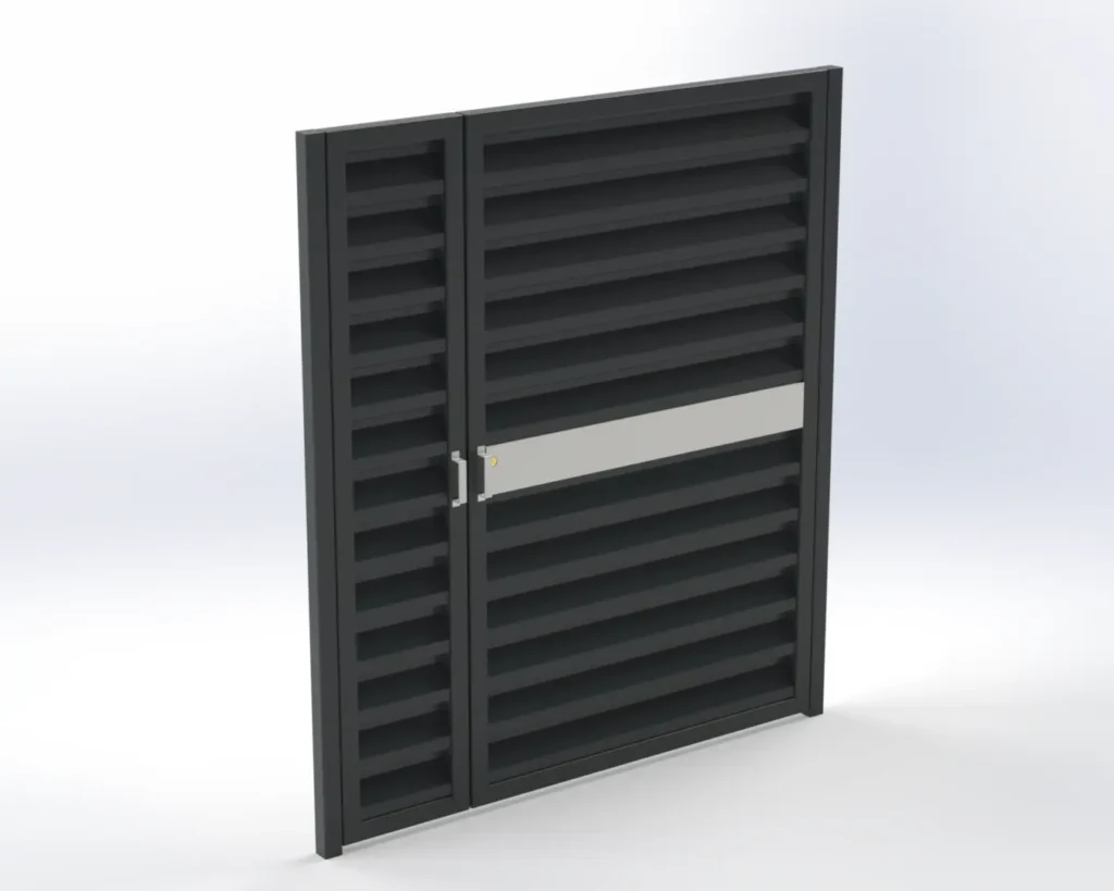 Metal Garden Gate Models – Automatic (Electric Lock) Gate Systems 1 - Birman Sac Metal