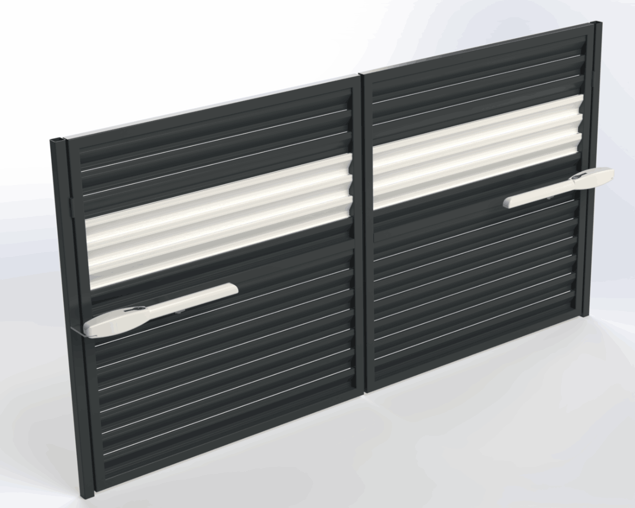 Çift Kanat Otomatik Dairesel Garaj_Bahçe Kapısı 2 - Birman Sac Metal Çift Kanat Otomatik Dairesel Garaj_Bahçe Kapısı 2 - Birman Sac Metal