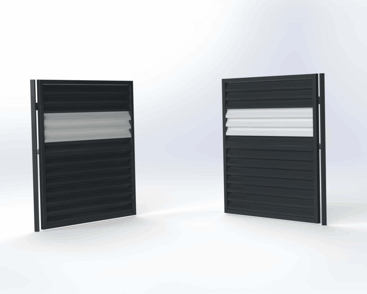 Çift Kanat Otomatik Dairesel Garaj_Bahçe Kapısı 3 - Birman Sac Metal Çift Kanat Otomatik Dairesel Garaj_Bahçe Kapısı 3 - Birman Sac Metal