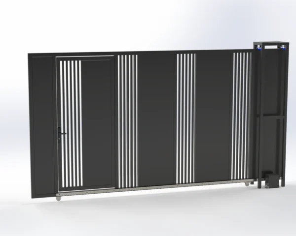 STRIA LINE Garaj ve Bahçe Sürgülü Kapı Modeli 2 - Birman Sac Metal