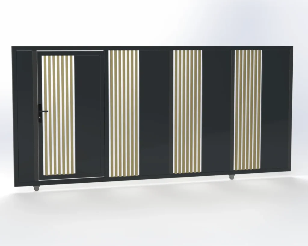 STRIA LINE Sürgülü Kapı 1 - Birman Sac Metal