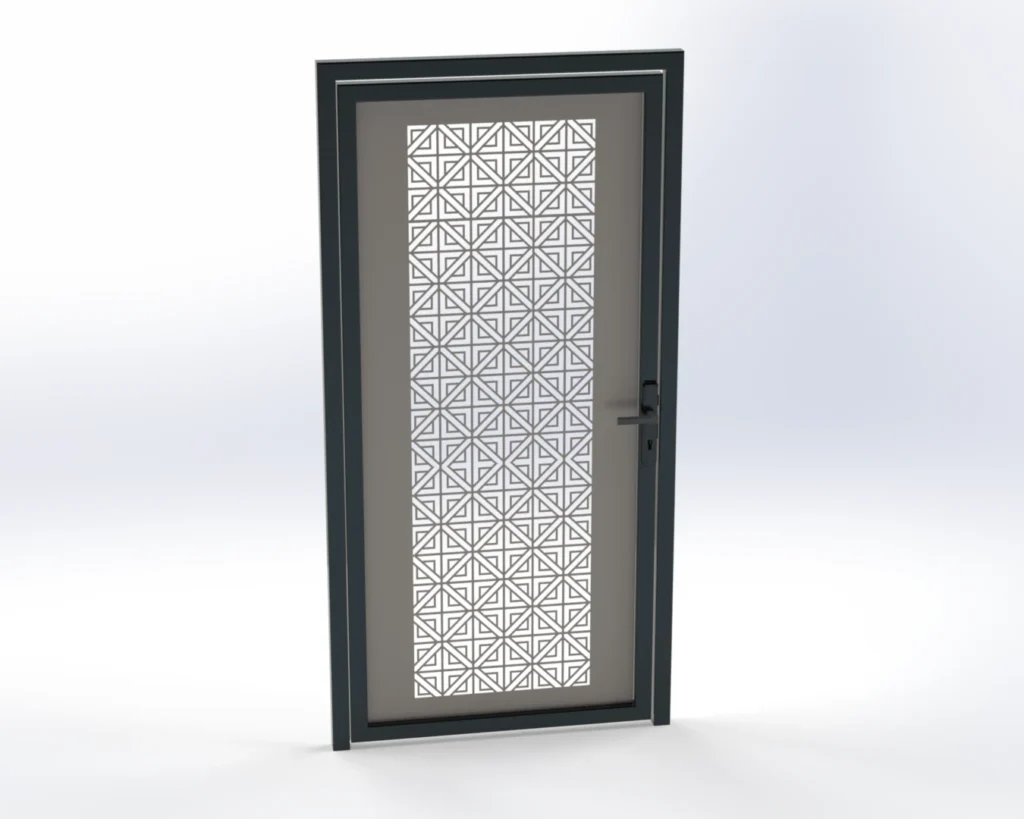 Prisma Ferforje Lazer Kesim Bahçe Kapısı 2 - Birman Sac Metal